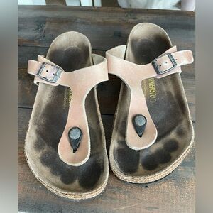 Birkenstock Women’s Gizeh Thong Sandal Tan 38